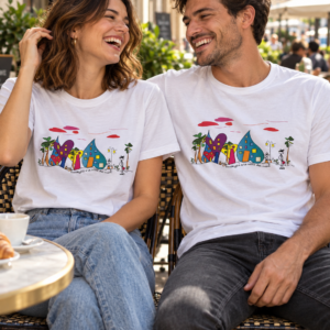 T-Shirt Uomo Cuori - La città dei cuori