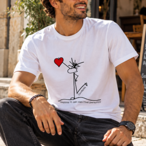 T-Shirt Uomo Cuori Hey..per caso l'hai perso?