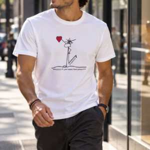 T-Shirt Uomo Cuori Hey..per caso l'hai perso?