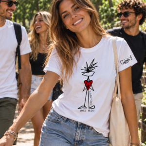 T-Shirt Donna Cuori Sei mio